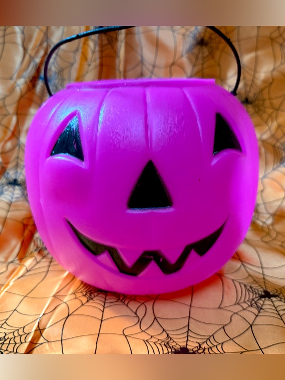 🔥Vintage Norfolk Halloween Pumpkin Blow Mold Bucket Trick-or-treat